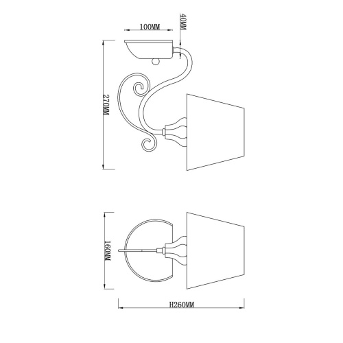 Бра Rivoli Stefania 2037-401 Б0038380