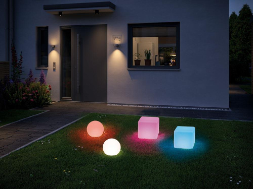 Уличный светодиодный светильник Paulmann Cube Plug Shine ZigBee 94268