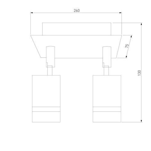 Светодиодный спот Eurosvet Stalk 20064/2 LED хром