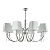 Подвесная люстра Crystal Lux Marsela SP-PL8 Nickel