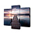 Модульная картина Мост к закату Toplight 150х100см TL-M2055