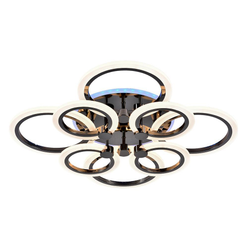 Потолочная светодиодная люстра Profit Light 8076/4+4 PBK