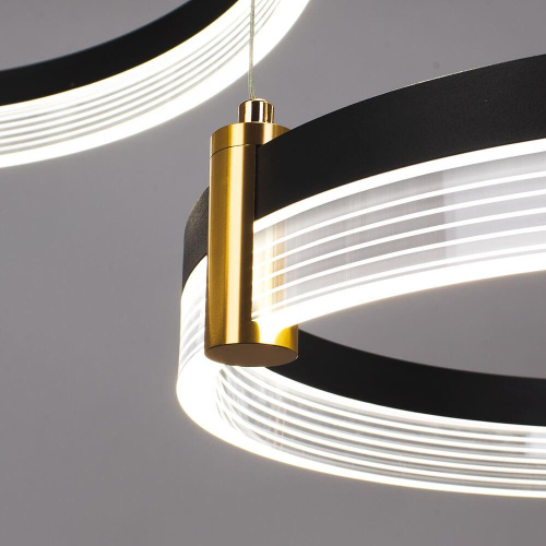 Подвесной светодиодный светильник Arte Lamp Mercury A2185SP-3BK Подвесной светодиодный светильник Arte Lamp Mercury A2185SP-3BK