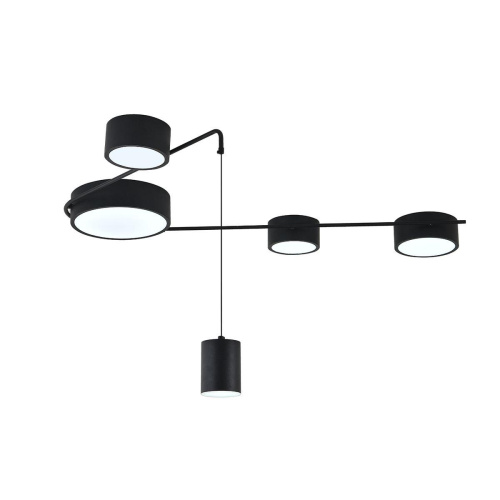 Потолочный светодиодный светильник Indigo Modulo 14028/5С Black V000161L Потолочный светодиодный светильник Indigo Modulo 14028/5С Black V000161L