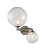 Настенный светильник Wendt 2 grey/clear