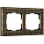 Рамка Werkel Antik на 2 поста бронза WL07-Frame-02 4690389054365