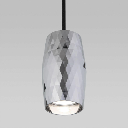 Подвесной светодиодный светильник Eurosvet Bonaldo 50246/1 Led хром Подвесной светодиодный светильник Eurosvet Bonaldo 50246/1 Led хром