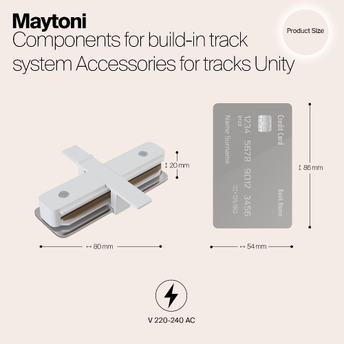 Коннектор Maytoni Track TRA002C-11W Коннектор Maytoni Track TRA002C-11W