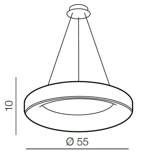 Подвесной светильник Azzardo Sovana Pendant 55 CCT AZ2729