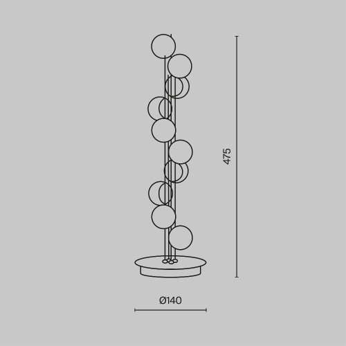 Настольный светильник Maytoni MOD081TL-L14G3K Настольный светильник Maytoni MOD081TL-L14G3K