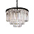 Люстра Odeon 6 black/clear