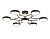 Люстра на штанге Ambrella light COMFORT FL4866