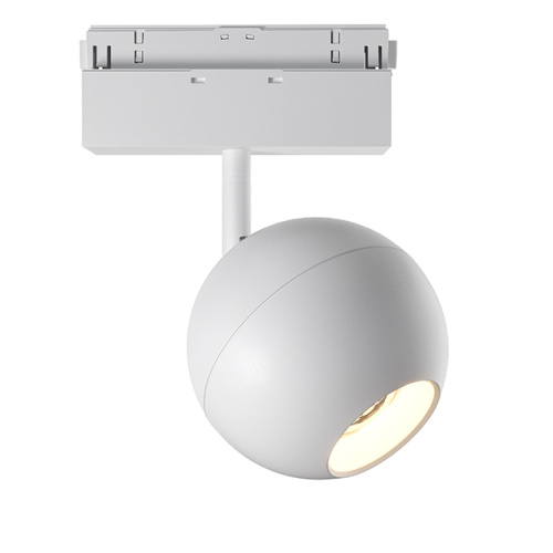 Трековый светодиодный светильник для магнитного шинопровода Maytoni Technical Ball TR028-2-15W3K-W Трековый светодиодный светильник для магнитного шинопровода Maytoni Technical Ball TR028-2-15W3K-W