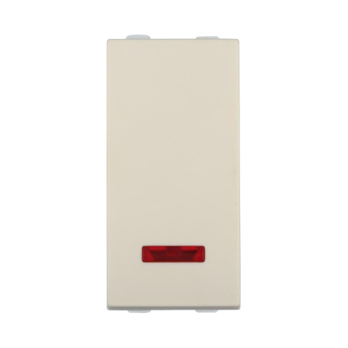 Переключатель LK Studio с двух мест, с индикатором 45х22,5мм (схема 6L) 16 A, 250 B (бежевый) LK45 850401-1 Переключатель LK Studio с двух мест, с индикатором 45х22,5мм (схема 6L) 16 A, 250 B (бежевый) LK45 850401-1