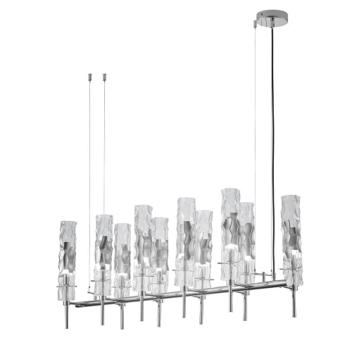 Подвесная люстра Crystal Lux Primavera SP10 Chrome Подвесная люстра Crystal Lux Primavera SP10 Chrome