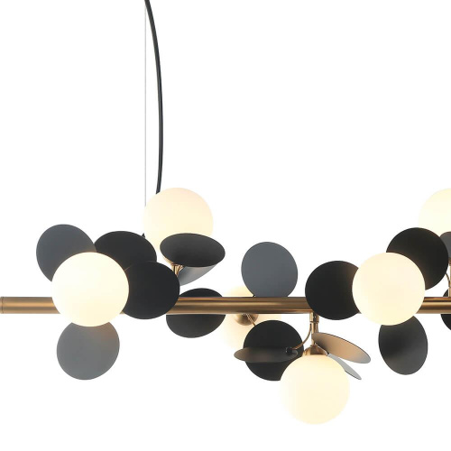 Подвесная люстра Lumien Hall Ilmari LH4136/12PO-BR-BK Подвесная люстра Lumien Hall Ilmari LH4136/12PO-BR-BK