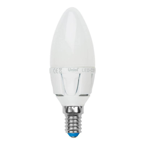 Лампа светодиодная Uniel E14 7W 4000K матовая LED-C37 7W/NW/E14/FR PLP01WH Набор из 5штук UL-00008088 Лампа светодиодная Uniel E14 7W 4000K матовая LED-C37 7W/NW/E14/FR PLP01WH Набор из 5штук UL-00008088
