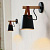 Бра Natura C Wall Black By Imperiumloft