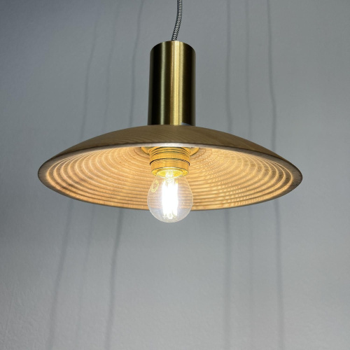 Подвесной Светильник Wood Light Brown By Imperiumloft