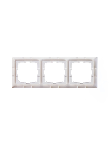 Рамка 3-постовая ABB Basic55 альпийский белый 2CKA001725A1481