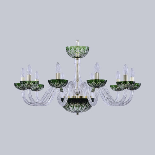 Подвесная люстра Bohemia Ivele 1308/10/300 G Cl/Clear-Green/H-1I Подвесная люстра Bohemia Ivele 1308/10/300 G Cl/Clear-Green/H-1I