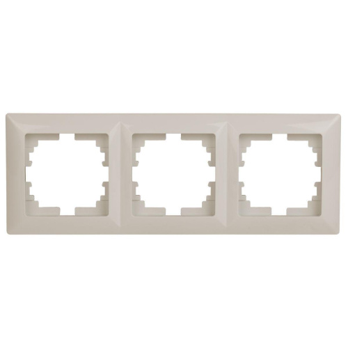Рамка 3-постовая ЭРА Intro Solo слоновая кость 4-503-02 Б0043418