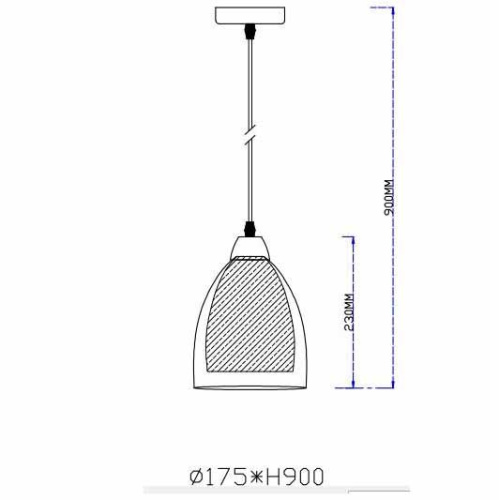 Подвесной светильник Rivoli Dolce 3044-201 Б0044407