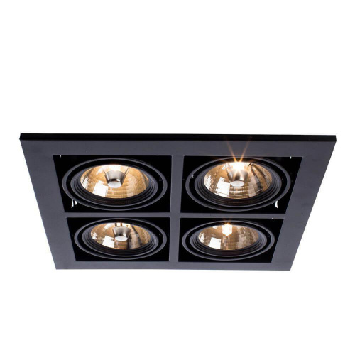Встраиваемый светильник Arte Lamp Cardani A5930PL-4BK