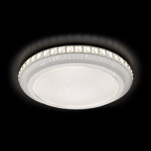 Потолочный светодиодный светильник Ambrella light Orbital Crystal F92 104W D600 Потолочный светодиодный светильник Ambrella light Orbital Crystal F92 104W D600