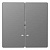 Клавиша двойная Schneider Electric Merten D-Life MTN3420-6036
