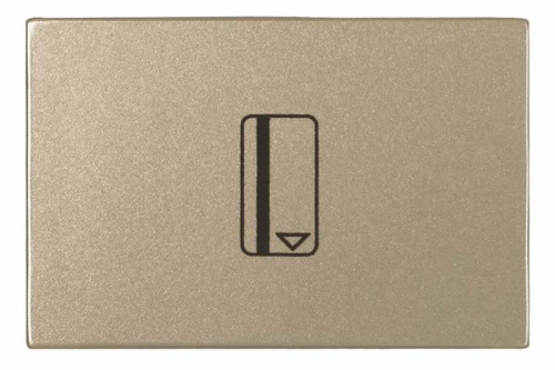 Выключатель карточный ABB Zenit 16A 250V шампань 2CLA221410N1901