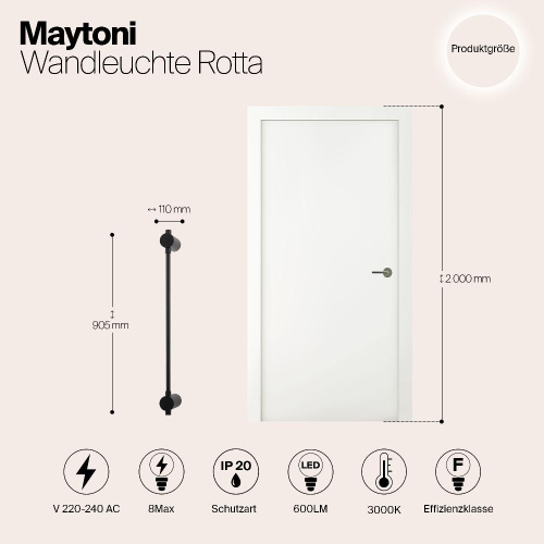 Бра Maytoni Rotta MOD413WL-L8B3K