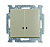 Выключатель двухклавишный ABB Basic55 10A 250V с подсветкой шампань 2CKA001012A2168