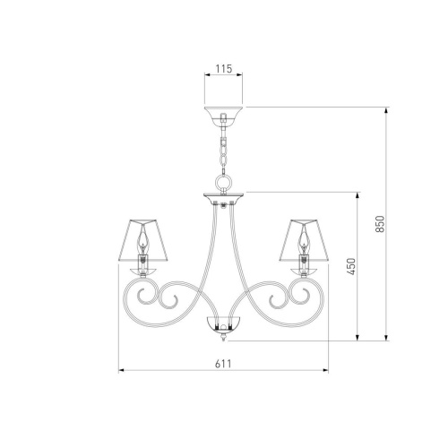 Подвесная люстра Bogates 280/6 Подвесная люстра Bogates 280/6