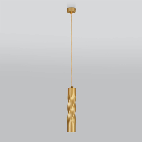 Подвесной светодиодный светильник Eurosvet Scroll 50136/1 LED золото