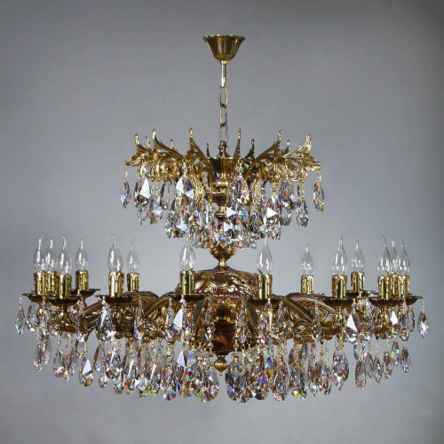 Подвесная люстра Ambiente Leon 2128/16 PB Tear Drop Подвесная люстра Ambiente Leon 2128/16 PB Tear Drop