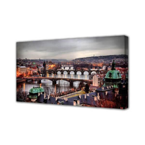 Холст Пражские мосты Toplight 50х100х2см TL-H3038