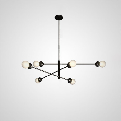 Люстра На Штанге Salme L4 Black By Imperiumloft