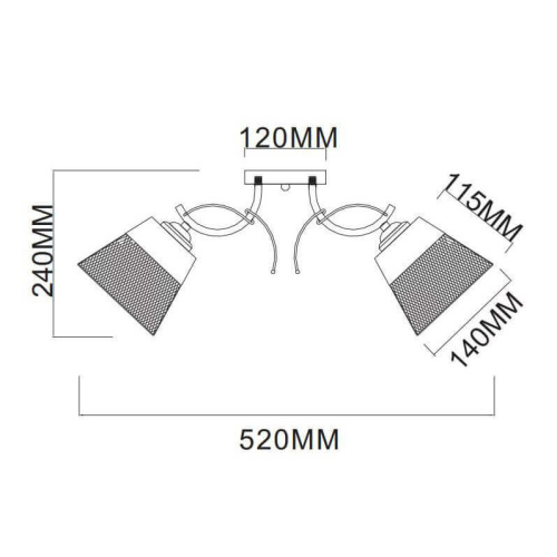 Потолочная люстра Rivoli Helma 9067-303 Б0047520