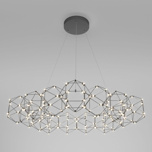 Подвесной светодиодный светильник Eurosvet Uma 90169/15 черный жемчуг Подвесной светодиодный светильник Eurosvet Uma 90169/15 черный жемчуг