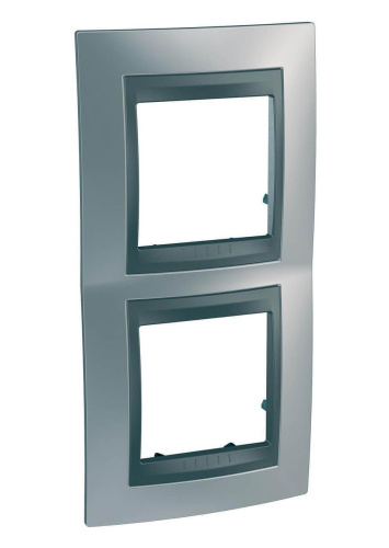 Рамка 2-постовая вертикальная Schneider Electric Unica Top MGU66.004V.238