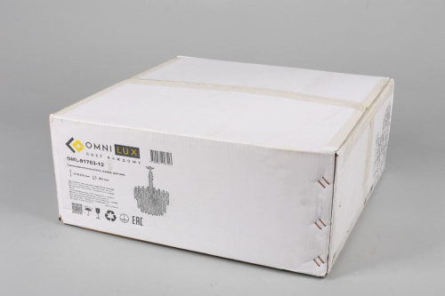 Подвесная люстра Omnilux Sangineto OML-81703-12 Подвесная люстра Omnilux Sangineto OML-81703-12