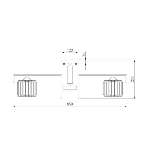 Потолочная люстра Eurosvet April 10126/8 золото/прозрачный хрусталь Strotskis Smart