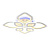 Потолочная светодиодная люстра Ambrella light Acrylica Original FA8844