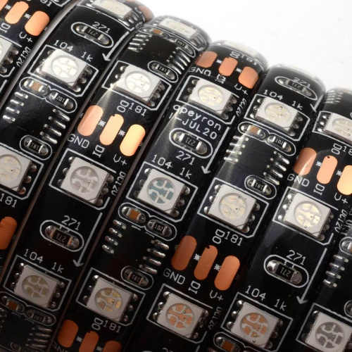 Светодиодная влагозащищенная лента Apeyron 14,4W/m 60Led/m 5050SMD разноцветная 5M 87ЦЛ Светодиодная влагозащищенная лента Apeyron 14,4W/m 60Led/m 5050SMD разноцветная 5M 87ЦЛ