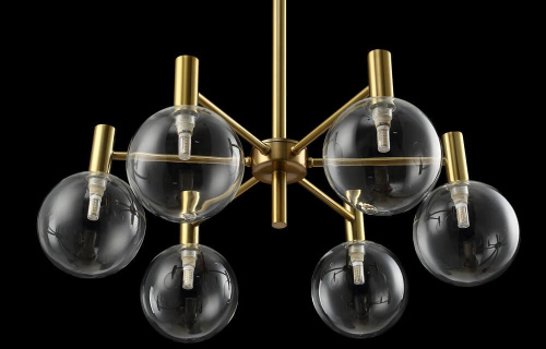 Подвесная люстра Crystal Lux Andres SP6 Bronze/Transparente Подвесная люстра Crystal Lux Andres SP6 Bronze/Transparente