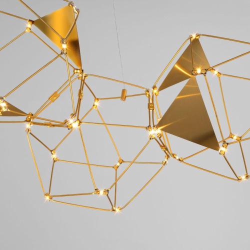 Подвесной светодиодный светильник Eurosvet Uma 90368/5 медь Подвесной светодиодный светильник Eurosvet Uma 90368/5 медь