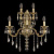 Бра Bohemia Ivele 7101B16/3+2/210 B G