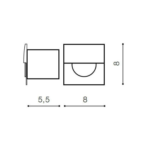 Встраиваемый светильник Azzardo Sane FI 60 AZ2770