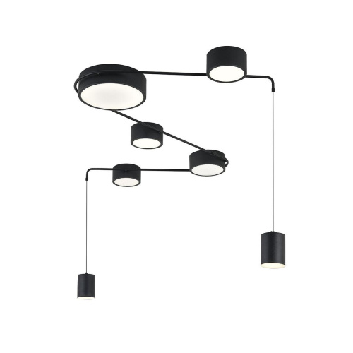 Потолочный светодиодный светильник Indigo Modulo 14028/7С Black V000160L Потолочный светодиодный светильник Indigo Modulo 14028/7С Black V000160L